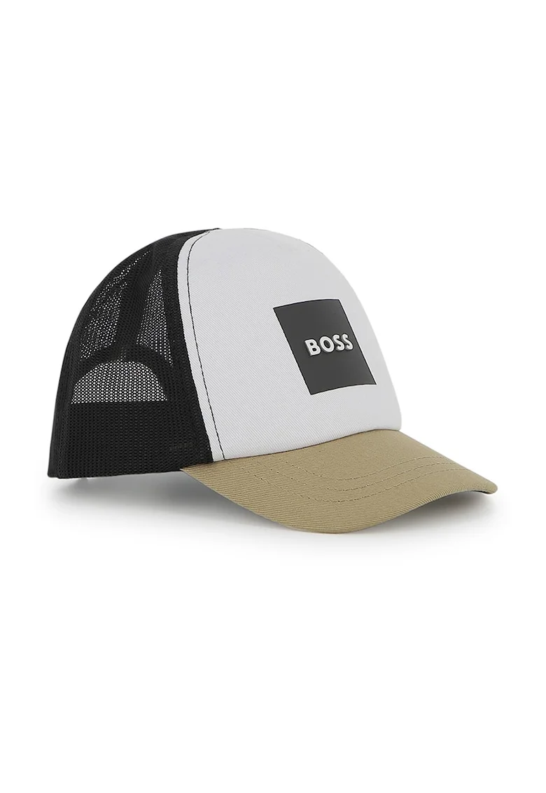 Sapca cu logo Trunk, Negru/Maro nisip