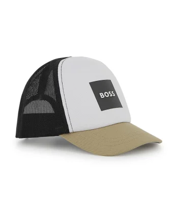 Sapca cu logo Trunk, Negru/Maro nisip