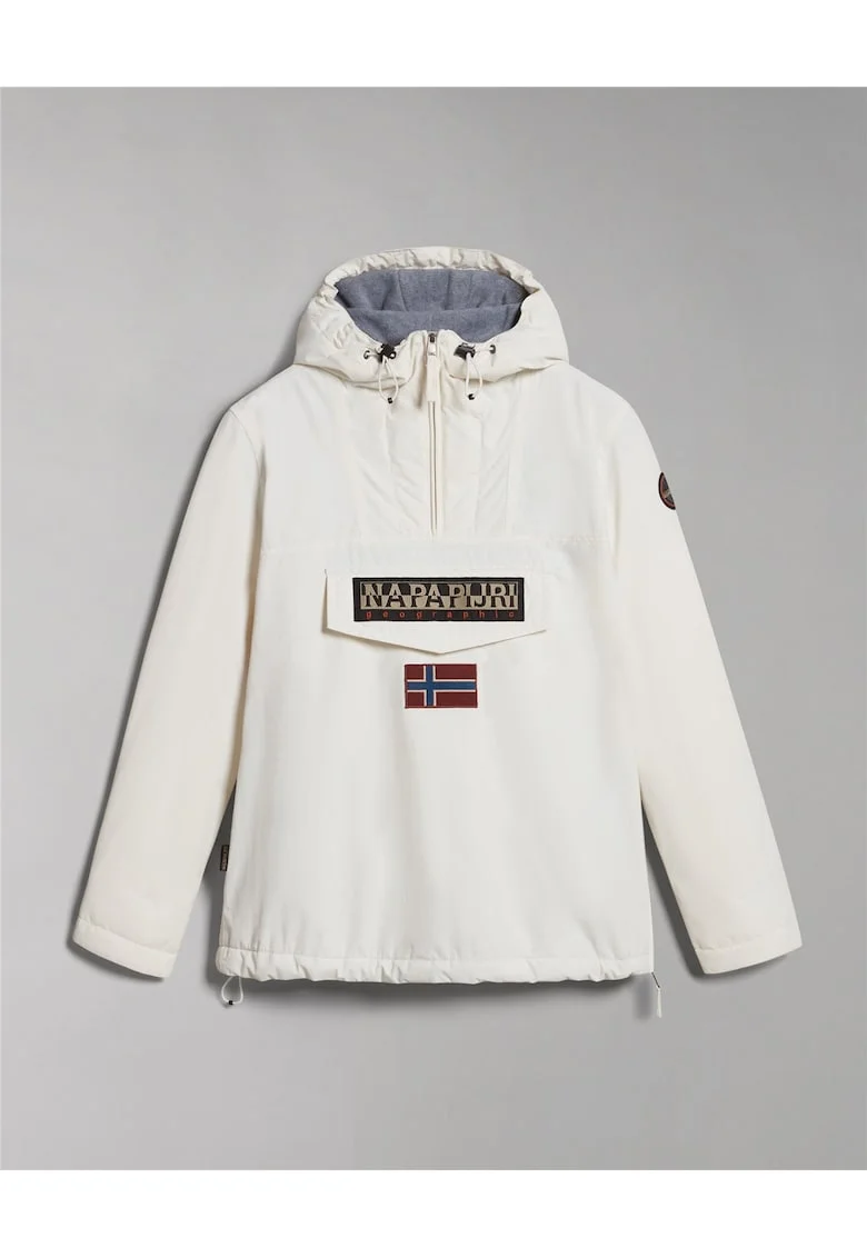 Jacheta pull-on cu gluga si logo Rainforest