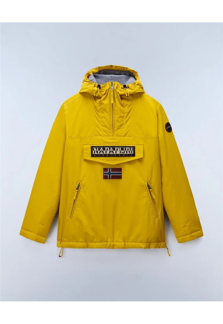 Geaca pull-on cu buzunare si logo brodat Rainforest