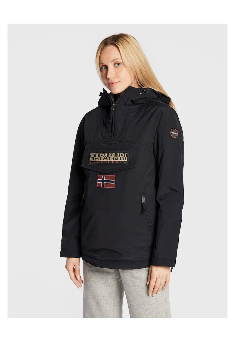 Geaca Anorak de dama  negru,