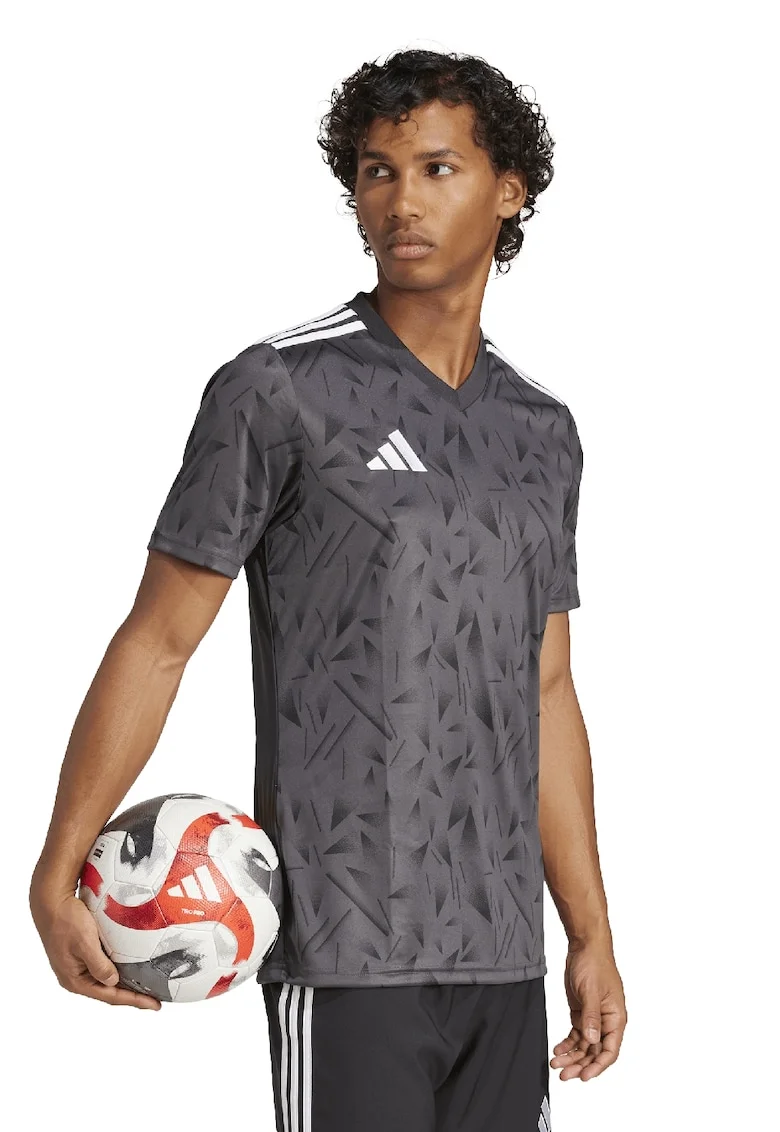 Tricou pentru fotbal Icon 25, Alb/Gri
