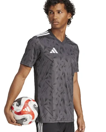 Tricou pentru fotbal Icon 25, Alb/Gri