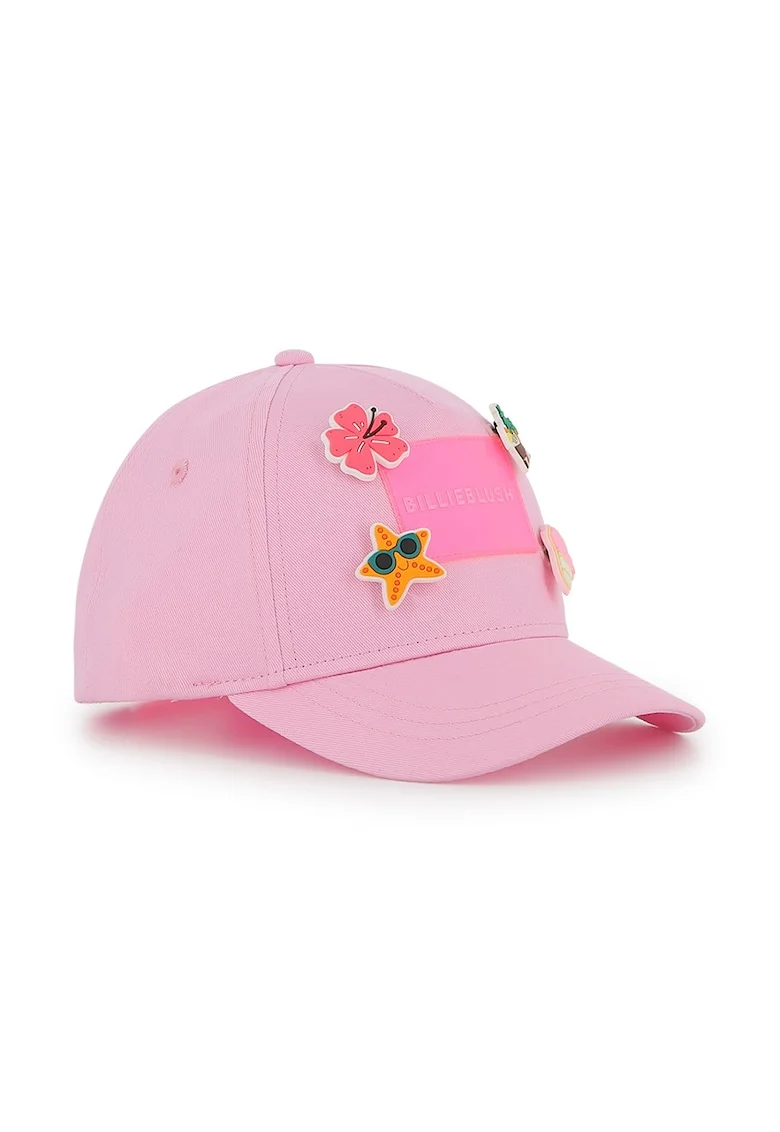 Sapca cu aplicatii decorative, Fucsia