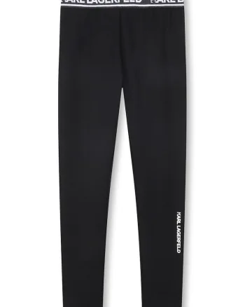 Colanti slim fit cu banda logo in talie, Negru/Alb optic
