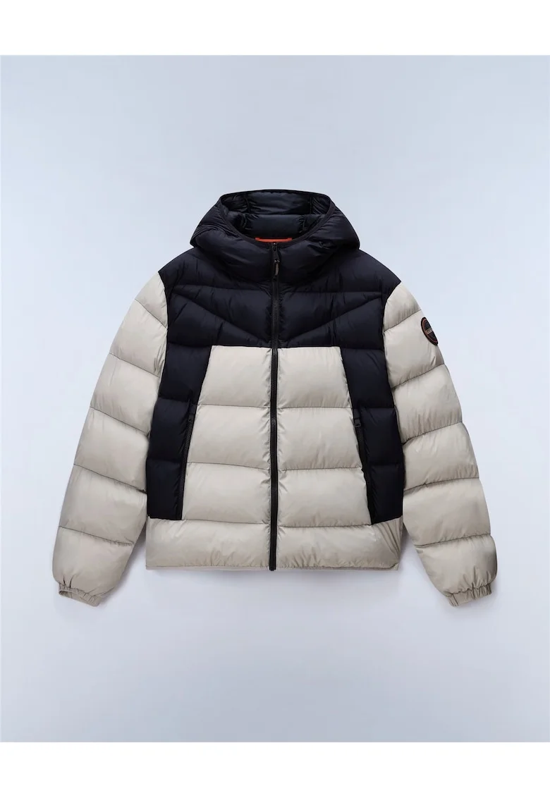 Geaca scurta, matlasata cu gluga Molveno,