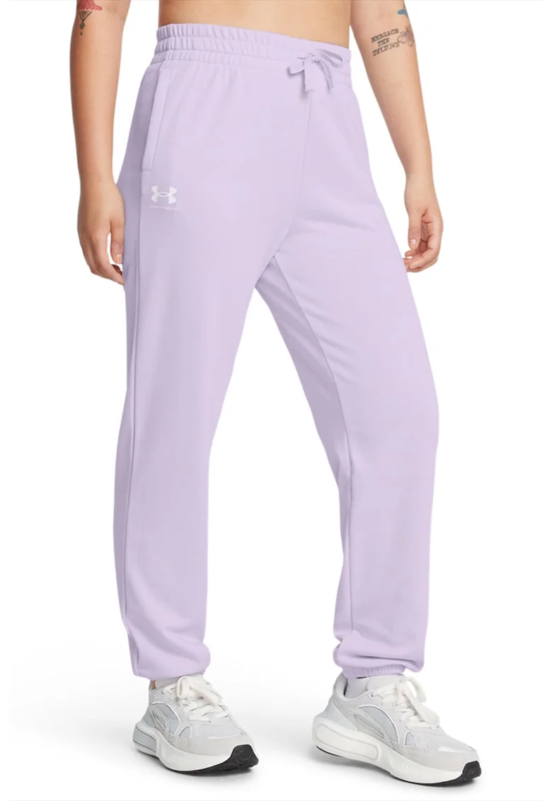 Pantaloni lejeri pentru antrenament Rival, Lila pal/Lila