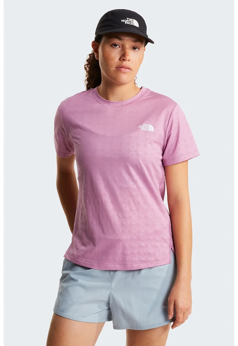 Tricou pentru fitness Flex, Alb/Roz deschis