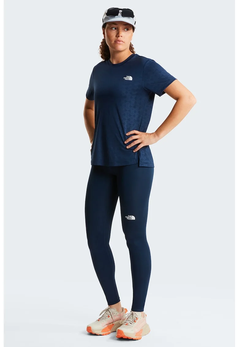Tricou pentru fitness Flex, Alb/Albastru inchis