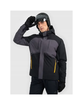 Geaca de schi barbati,  poliester, negru/gri