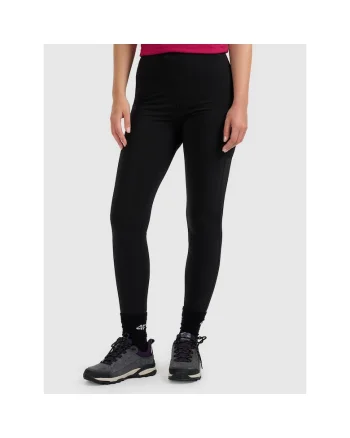 Pantaloni sport dama  colanti de antrenament, negru, din poliester