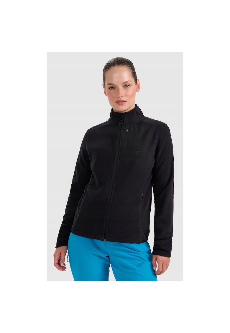 Bluza Trekking dama,  poliester, negru
