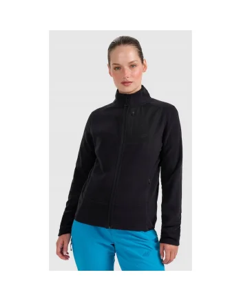 Bluza Trekking dama,  poliester, negru