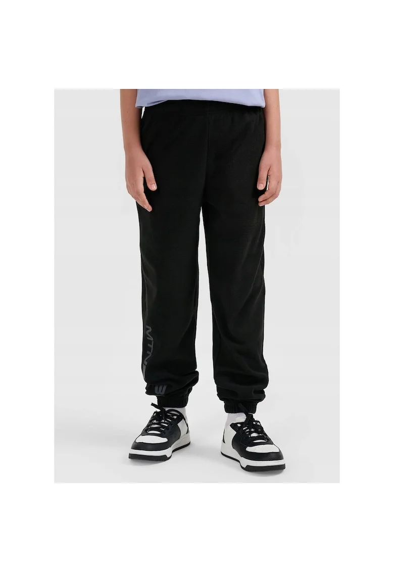 Pantaloni sport baieti,  poliester, negri