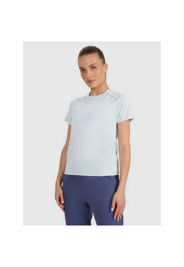 Tricou sport dama  antrenament, culoare albastra, poliester