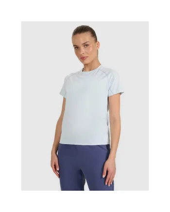 Tricou sport dama  antrenament, culoare albastra, poliester