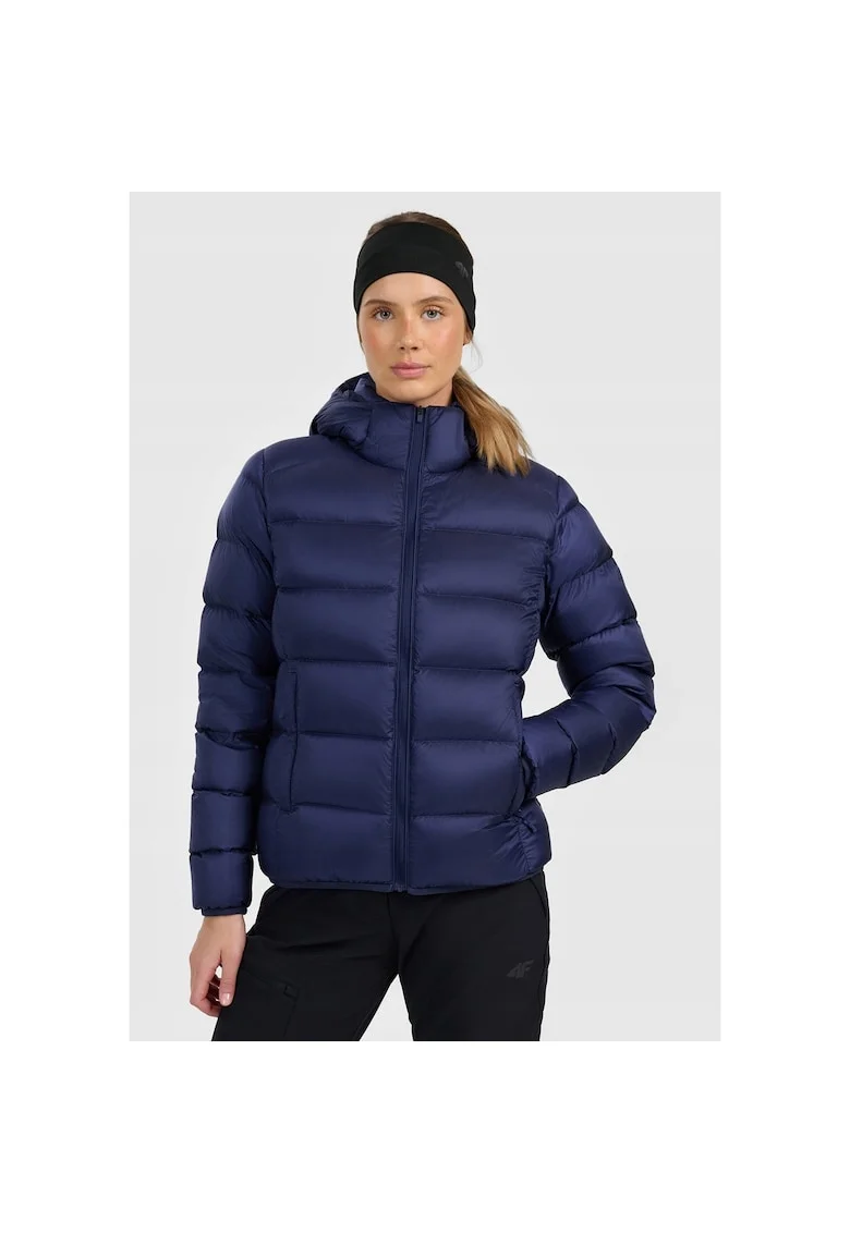 Geaca de trekking  puf bleumarin, pentru femei, Bleumarin