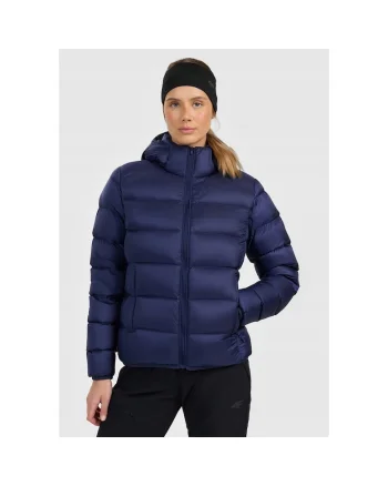 Geaca de trekking  puf bleumarin, pentru femei, Bleumarin