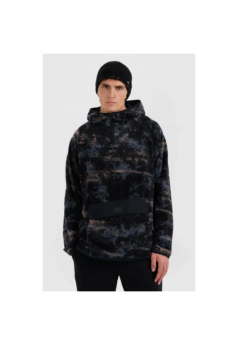 Hanorac sport barbati  regular, fleece, gluga