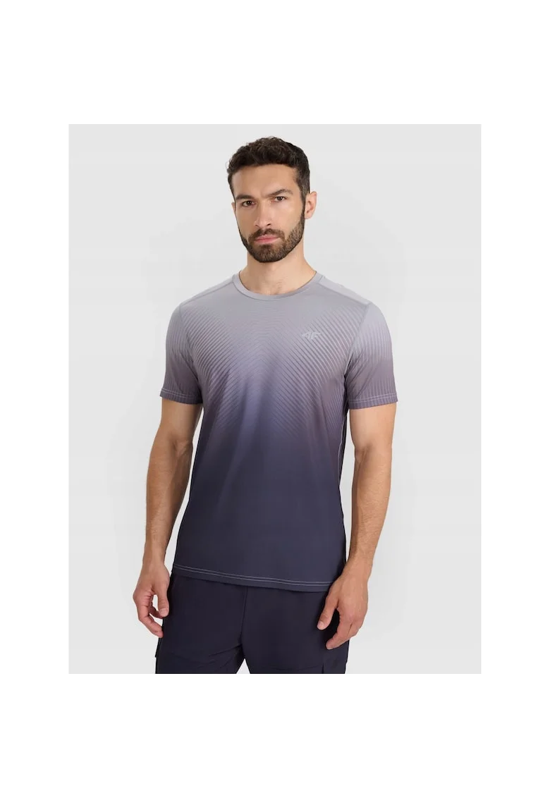 Tricou de antrenament barbati  negru, uscare rapida, elastan