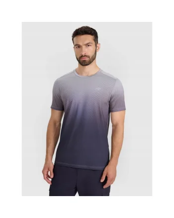 Tricou de antrenament barbati  negru, uscare rapida, elastan