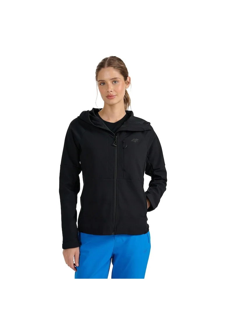 Jacheta softshell  NeoDry 10000, rezistenta la vant, Negru