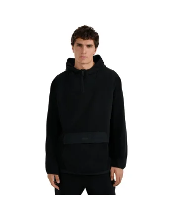 Hanorac sport  polar cu gluga, negru, 3XL, tehnologie 4FWarm