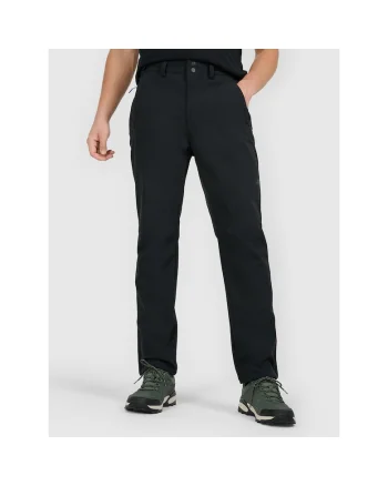 Pantaloni trekking barbati  poliester, negru