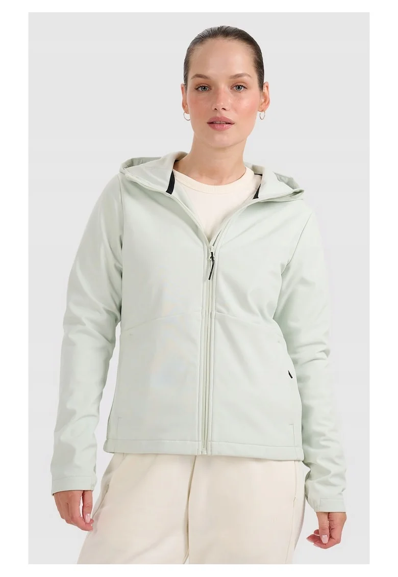 Jacheta softshell  dama, turcoaz, rezistenta la vant, membrana NeoDry 5000