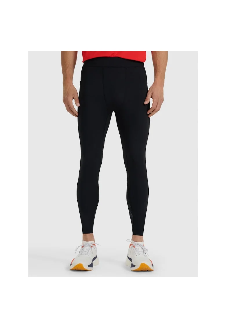 Pantaloni alergare barbati,  poliester, negru