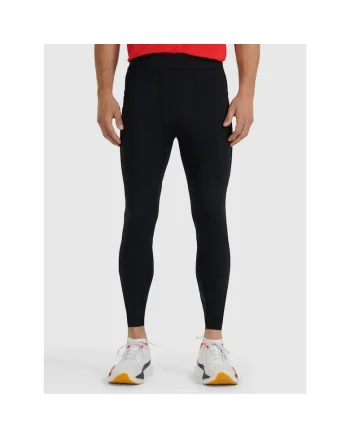 Pantaloni alergare barbati,  poliester, negru