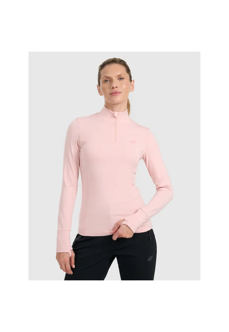 Bluza sport dama,  poliester, roz deschis