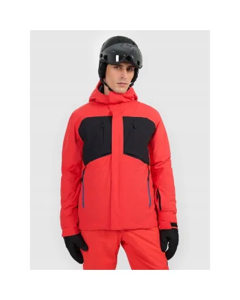 Jacheta de schi barbati,  poliester, rosu/negru