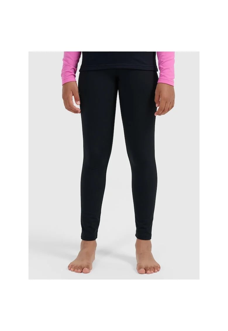 Colanti  pentru copii, negru, croiala slim, tehnologie 4FWarm, pentru ski,
