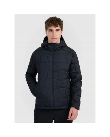 Geaca de trekking barbati,  poliester, neagra