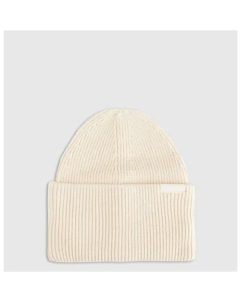 Caciula beanie unisex  bej, dimensiune universala, material din viscoza
