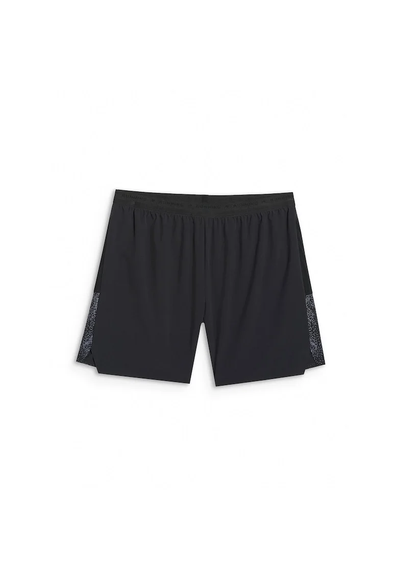 Pantaloni scurti sport barbati  poliester, negru