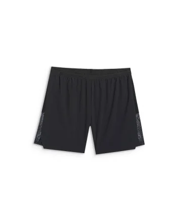 Pantaloni scurti sport barbati  poliester, negru
