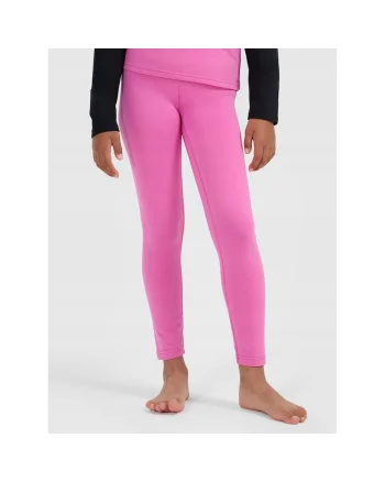 Pantaloni sport copii  lenjerie termica, roz, tehnologie 4F Warm, croiala slim, 158-164 CM