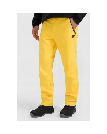 Pantaloni trekking barbati,  poliester, galben