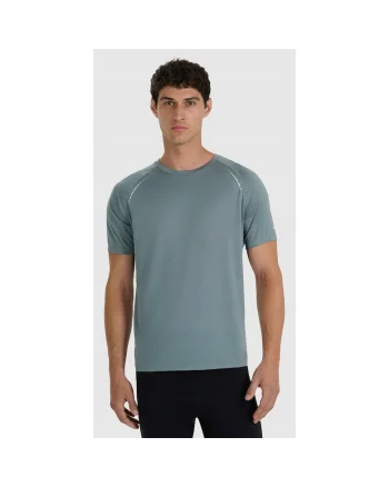 Tricou de alergare  gri, uscare rapida, material sintetic