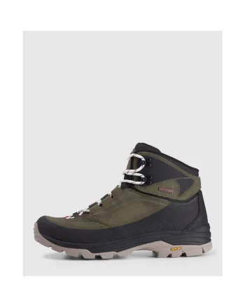 Ghete sport barbati RAW25FOTSM079-41S, 4F, Verde, Piele intoarsa