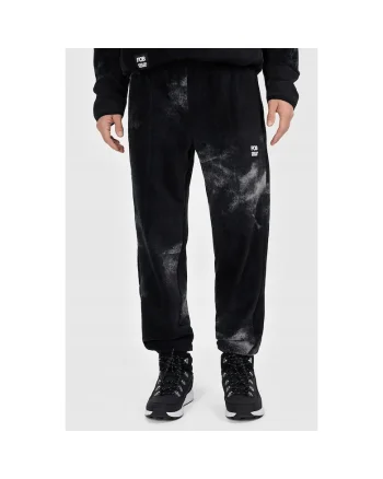Pantaloni sport barbati,  poliester, negri