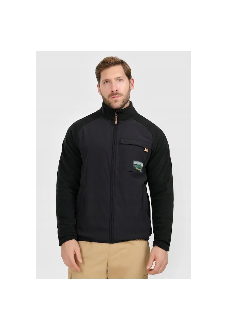 Jacheta sport barbati,  fleece, negru,
