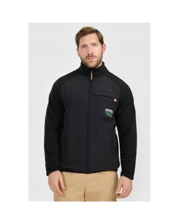 Jacheta sport barbati,  fleece, negru,