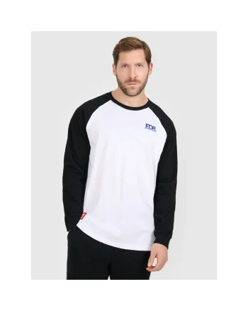 Bluza sport barbati,  oversize, alb, bumbac,