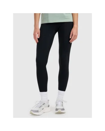 Pantaloni sport dama  leggins, negru, poliester