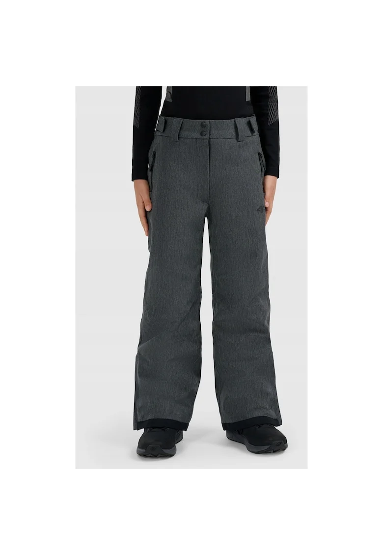 Pantaloni sport copii,  snowboard, membrana 10000, negru, poliester