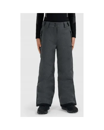 Pantaloni sport copii,  snowboard, membrana 10000, negru, poliester