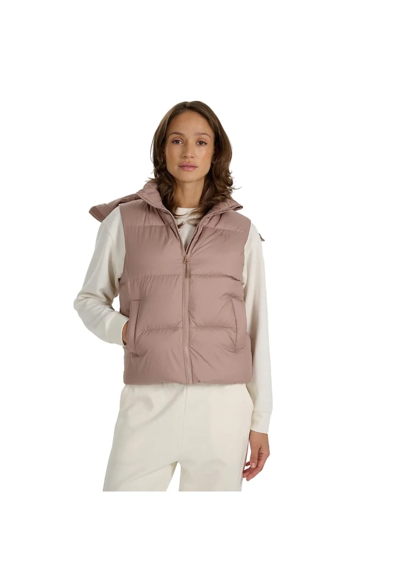 Vesta sport dama WAW25TVJAF223-83S, 4F, Poliester, Bej